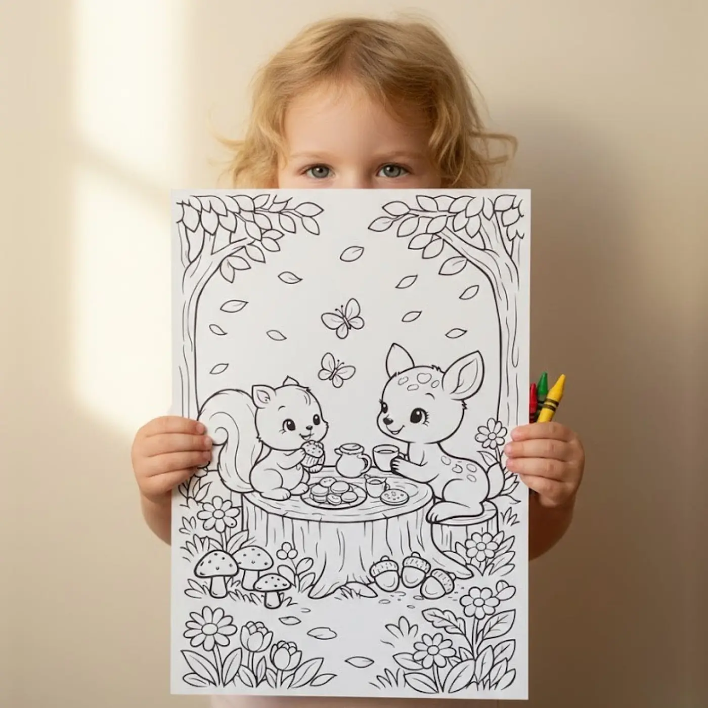 50+ Spring Animals Coloring Pages for Kids – Cute Baby Animals, Farm & Woodland Nature Scenes