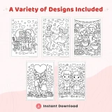 60+ Valentine's Day Coloring Pages for Kids – Heart & Friendship Printable Coloring Book