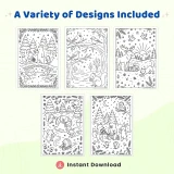 30+ Winter Animals Coloring Pages Printable PDF for Kids & Adults