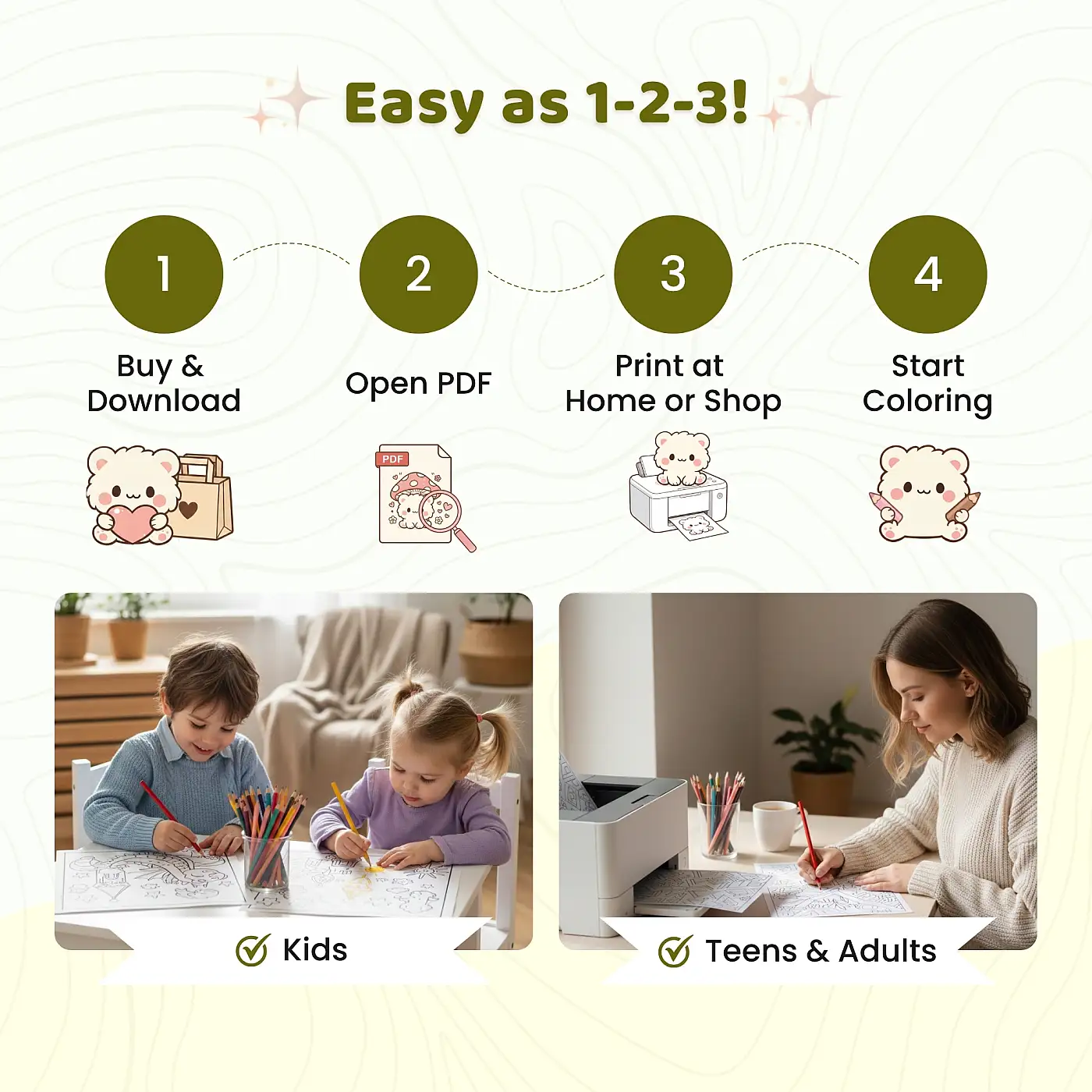 40+ School Days Happy Learning Coloring Pages, Kids School Routine Activities, Classroom Fun Coloring Book PDF