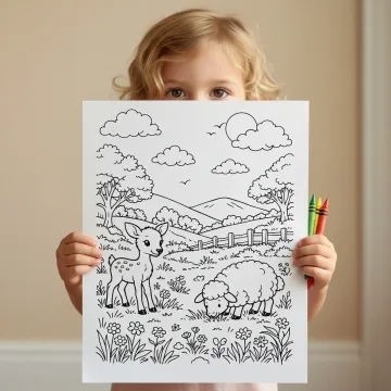50+ Animal Coloring Pages for Kids and Adults, Baby Animal & Safari Animal Coloring Book PDF