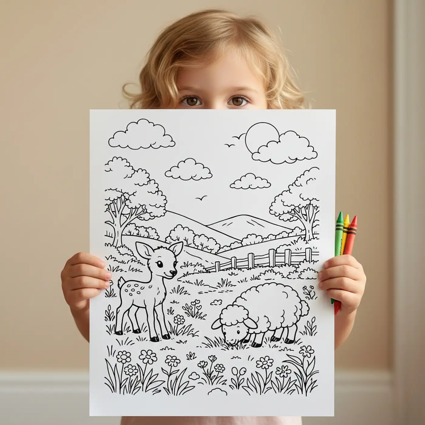 50+ Animal Coloring Pages for Kids and Adults, Baby Animal & Safari Animal Coloring Book PDF