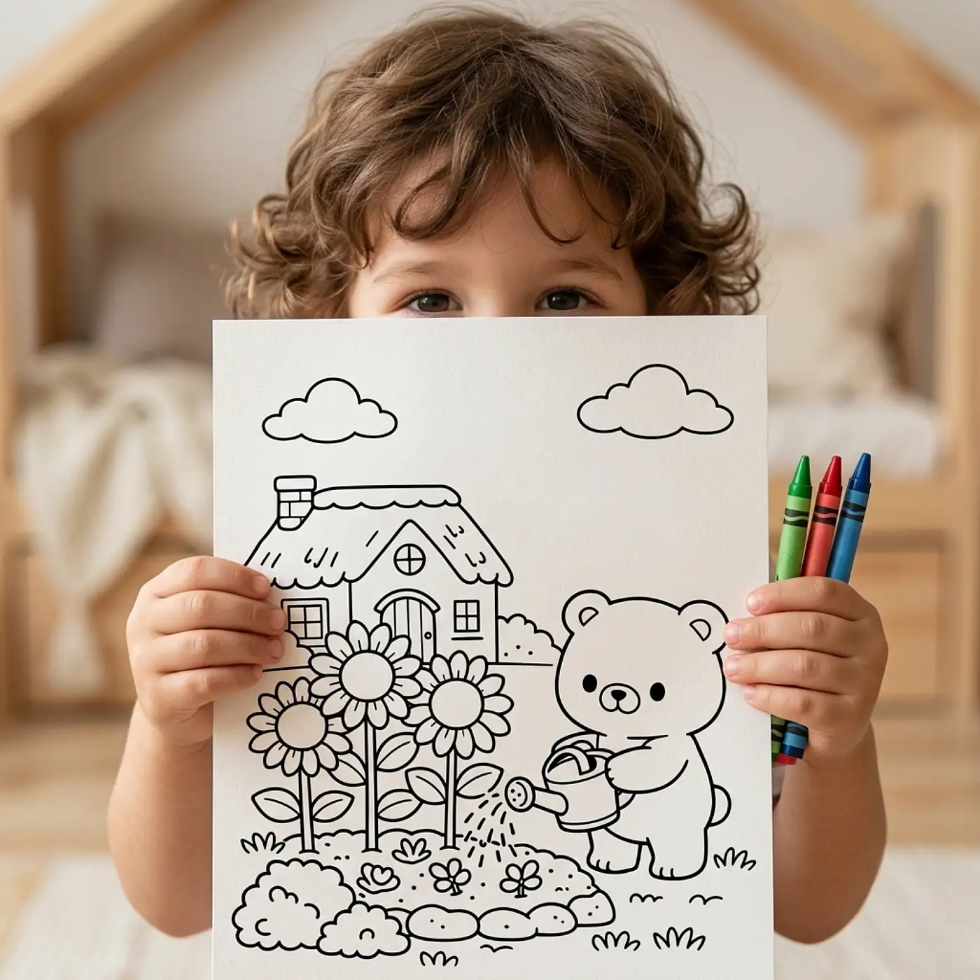 35+ Cozy Cottage Life Coloring Pages – Cottagecore Animal Homes & Countryside Garden Scenes