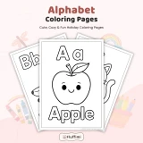 26 Alphabet Coloring Pages for Kids – 26 ABC Letter Coloring Sheets A to Z Printable