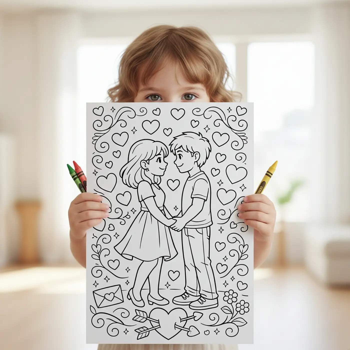 60+ Valentine's Day Coloring Pages for Kids – Heart & Friendship Printable Coloring Book