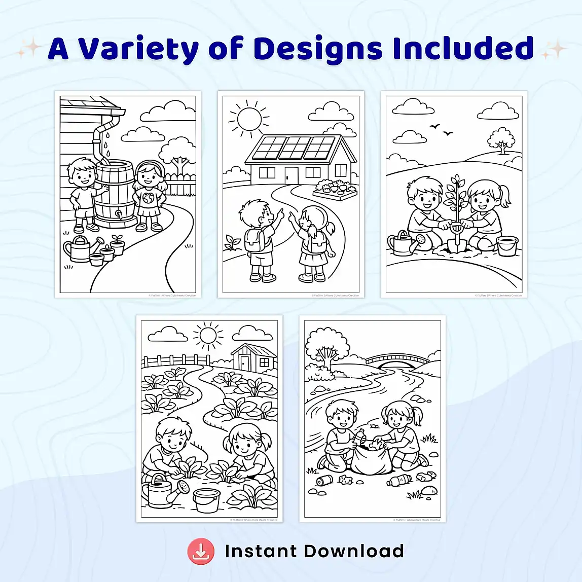 40+ Earth Day Coloring Pages for Kids, Recycling Activities, Save the Earth & Planet Earth Coloring Sheets