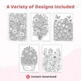 Spring Flowers Coloring Pages – 45+ Blooming Garden & Botanical Designs