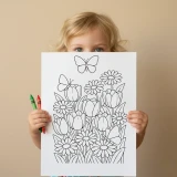 Spring Flowers Coloring Pages – 45+ Blooming Garden & Botanical Designs