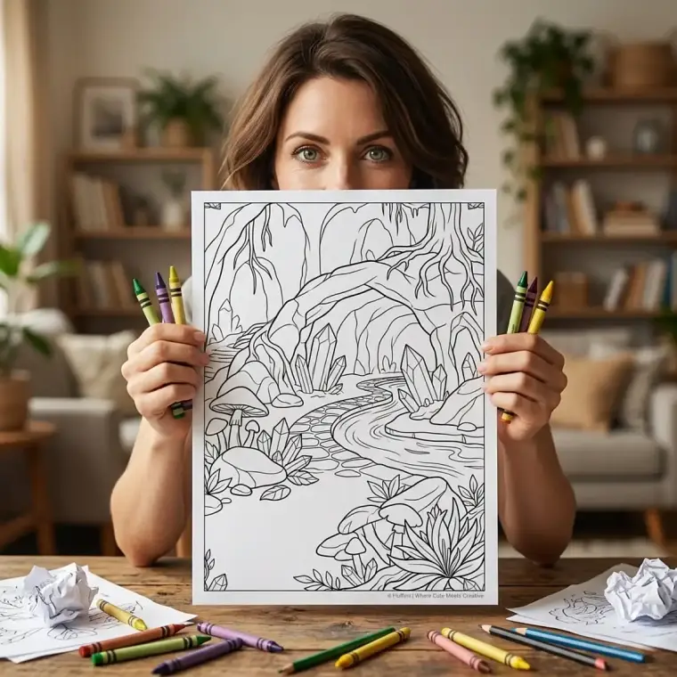 Freebie Enchanted Forest Adventures Coloring Pages