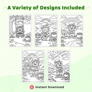 Leprechaun Coloring Pages – 50+ St. Patrick’s Day Printable Coloring Sheets for Kids