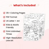 Freebie Watermelon Coloring Pages