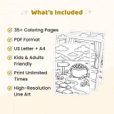35+ Pot of Gold Coloring Pages – St. Patrick’s Day Rainbow & Lucky Gold Scene Coloring Sheets