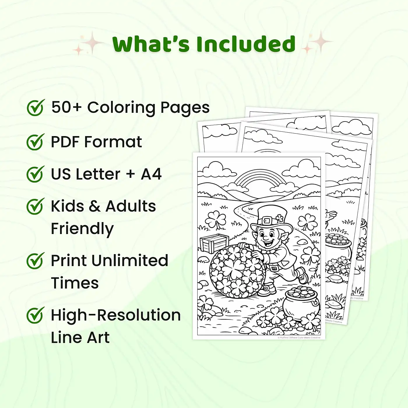Leprechaun Coloring Pages – 50+ St. Patrick’s Day Printable Coloring Sheets for Kids
