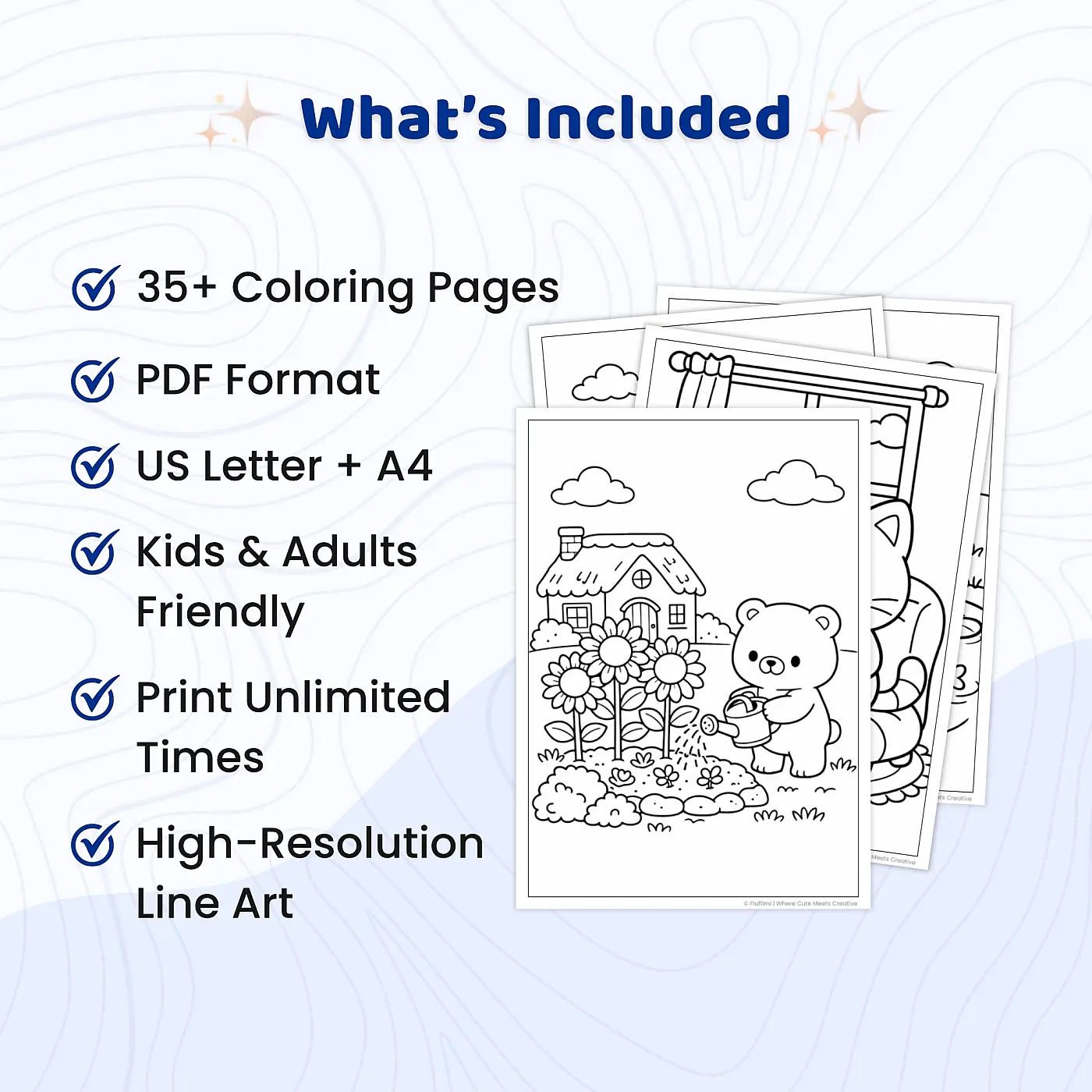 35+ Cozy Cottage Life Coloring Pages – Cottagecore Animal Homes & Countryside Garden Scenes