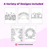 35+ Easter Egg Coloring Pages for Kids – Decorated Easter Eggs, Bunny & Spring Holiday Coloring Sheets