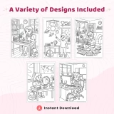 35+ Study Time Coloring Pages for Kids - Printable School Learning & Classroom Coloring Book PDF